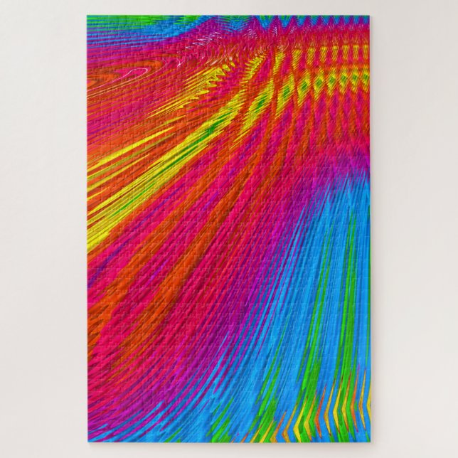 Quebra-cabeça Listras de Cores- (Vertical)