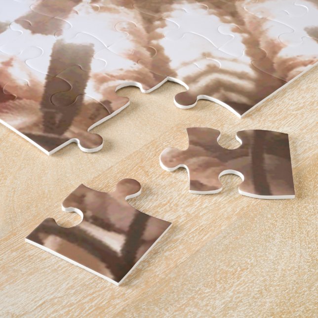 Quebra-cabeça Lit Feliz Árvore de Natal Luzes Caleidoscópio Arte (Lateral)