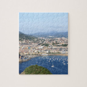 Quebra-cabeça Litoral cénico bonito de San Sebastian
