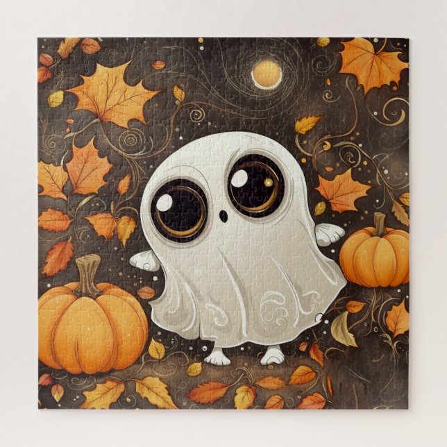 Quebra-cabeça Little Halloween Ghost (Vertical)