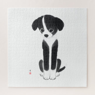 Quebra-cabeça Little Ink Pup – Edição Desafio Branco
