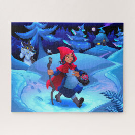 Quebra-cabeça Little Red Riding Hood Children's Fairy Tale 