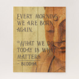 Quebra-cabeça Live for Today Mantra Buddha Motivation Cote