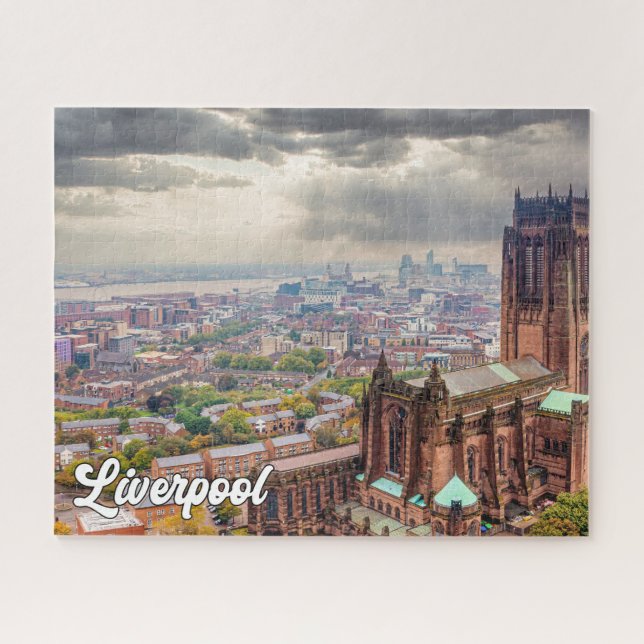 Quebra-cabeça Liverpool, Inglaterra, Reino Unido (Horizontal)