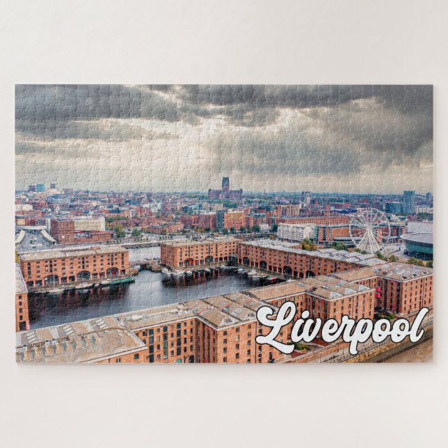 Quebra-cabeça Liverpool, Inglaterra, Reino Unido (Horizontal)