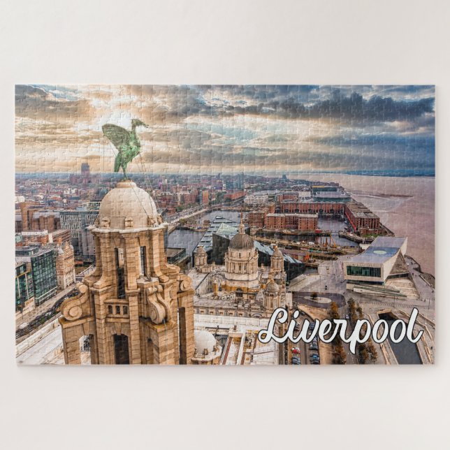 Quebra-cabeça Liverpool, Inglaterra, Reino Unido (Horizontal)