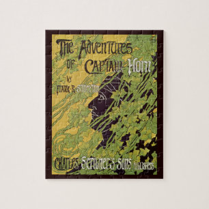 Quebra-cabeça Livro Antigo Art Nouveau, Aventuras do Capitão Hor