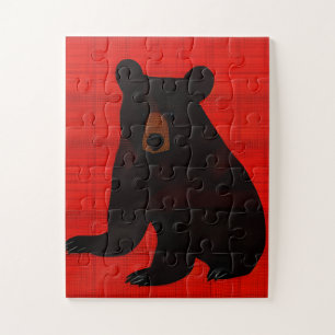 Quebra-cabeça Livro Preto do Urso Negro