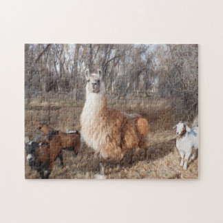 Quebra-cabeça Llama e Goats