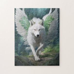 Quebra-cabeça Lobo Branco