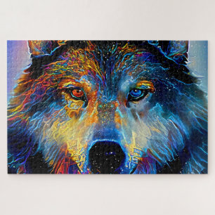 Quebra-cabeça Lobo Espírito Místico