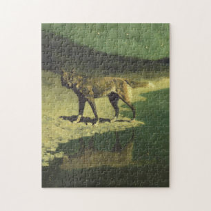 Quebra-cabeça Lobo-Lua De Frederic Remington 1909