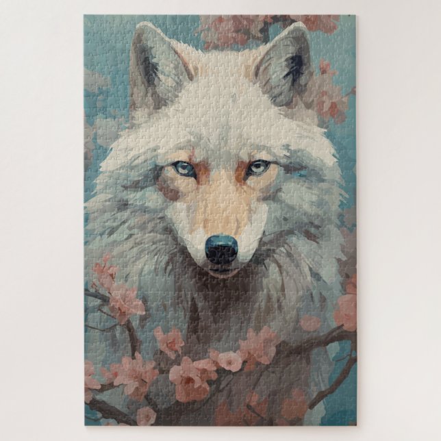 Quebra-cabeça Lobo na Primavera (Vertical)