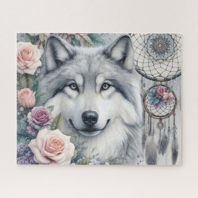 Quebra-cabeça Lobo Sonhador (Horizontal)