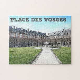 Quebra-cabeça Local Personalizado Des Vosges Paris