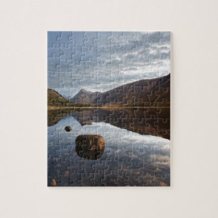 Quebra-cabeça Loch Etive. Glencoe nas montanhas escocesas