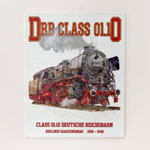 Quebra-cabeça Locomotiva a Vapor DRB Classe 01.10. Deutsche Reic