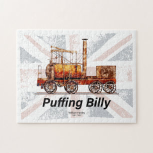 Quebra-cabeça Locomotiva a Vapor Puffing Billy Inglesa
