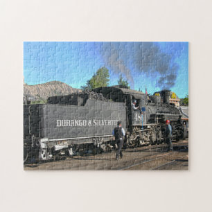 Quebra-cabeça Locomotiva Durango Colorado.
