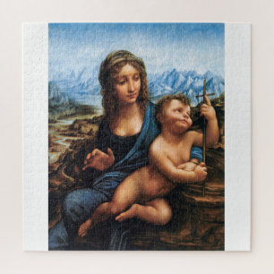 Quebra-cabeça Logic Puzzle Printable Madonna of the Yarnwinder