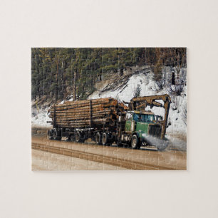 Quebra-cabeça Login Divertido - Logout Logout do Trucker Art Des