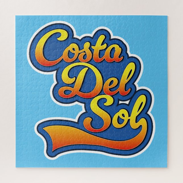 Quebra-cabeça logotipo da Costa Del Sol (Vertical)