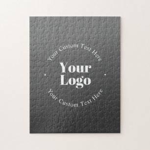 Quebra-cabeça Logotipo ou Design da sua empresa e texto editável