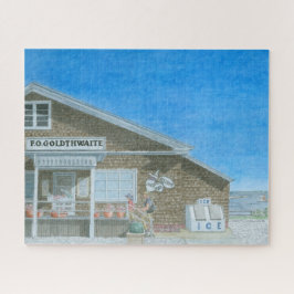 Quebra-cabeça Loja Geral Maine Aquarela 520 peças Puzzle