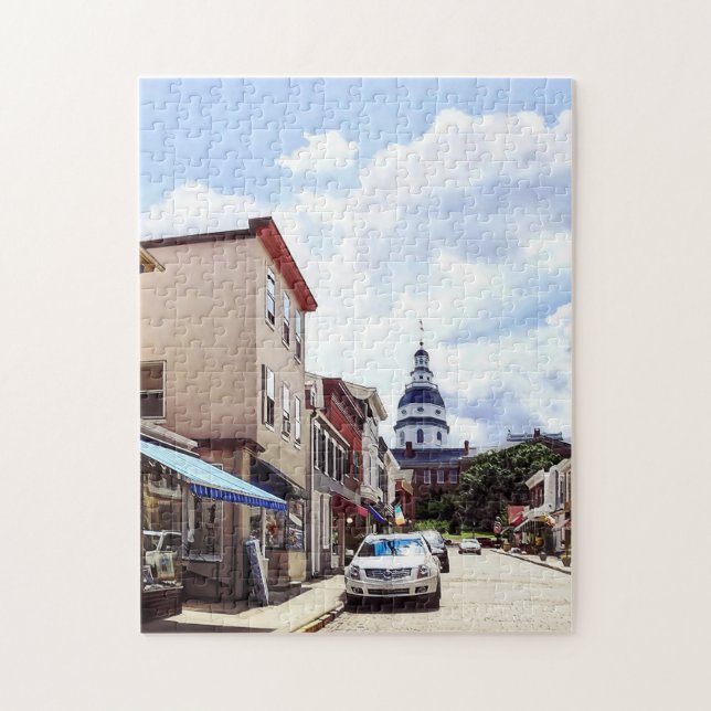 Quebra-cabeça Lojas em Annapolis MD na Avenida Maryland (Vertical)