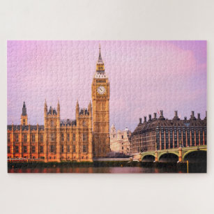 Quebra-cabeça London & Big Ben Clock, Westminster /Inglaterra