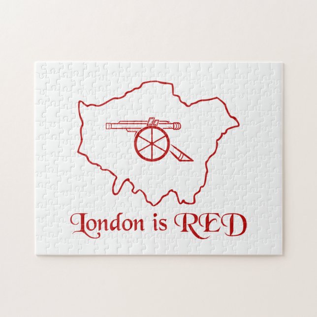 Quebra-cabeça London Is Red Arsenal  (Horizontal)