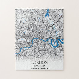 Quebra-cabeça London United Kingdom City Map Viagem