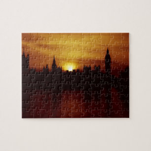 Quebra-cabeça Londres - Big Ben - Parlamento - Sunset - Quebra-c