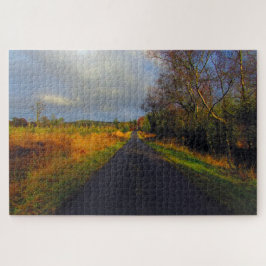 Quebra-cabeça Long Autumn Road, Escócia