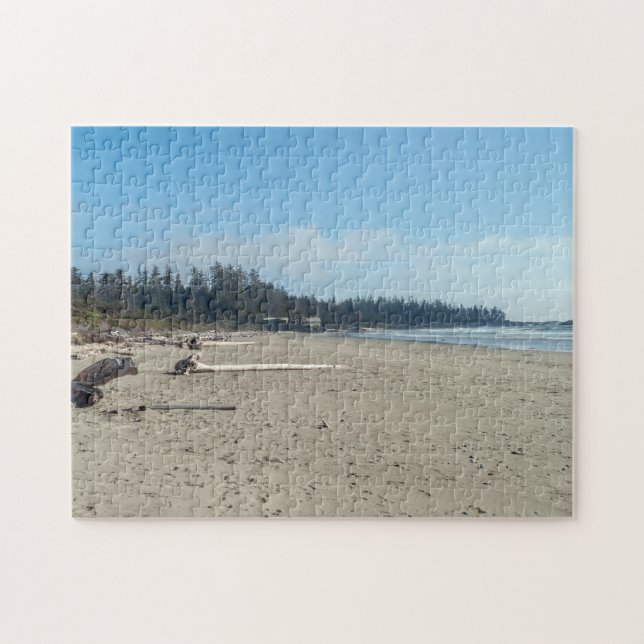 Quebra-cabeça Long Beach em Tofino - BC, Canadá (Horizontal)