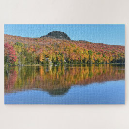 Quebra-cabeça Long Pond no outono, Westmore, Vermont
