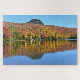 Quebra-cabeça Long Pond no outono, Westmore, Vermont