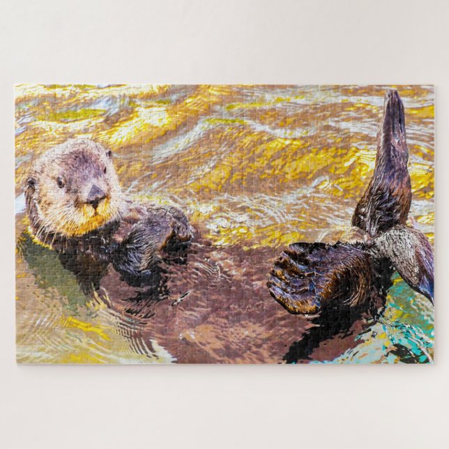 Quebra-cabeça Lontra Marinha (Horizontal)