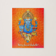 Lord Ganesha Hindu God Puzzle