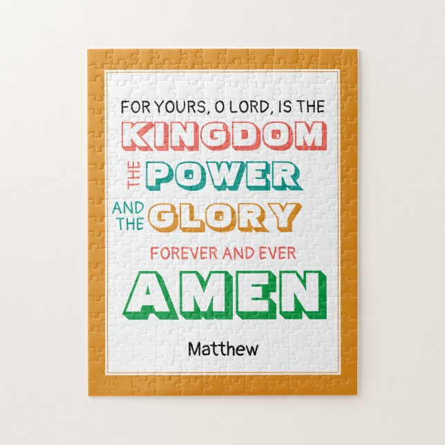 Quebra-cabeça LORDS ORAYER Christian (Vertical)