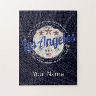 Quebra-cabeça Los Angeles Califórnia EUA Vintage Costa Oeste