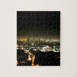 Quebra-cabeça Los Angeles, Nighttime bonito de CA