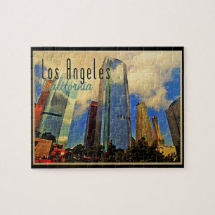 Quebra-cabeça Los Angeles Skyline