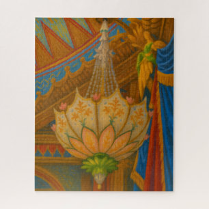 Quebra-cabeça Lotus Light - Royal Pavilion Chandelier Impressão