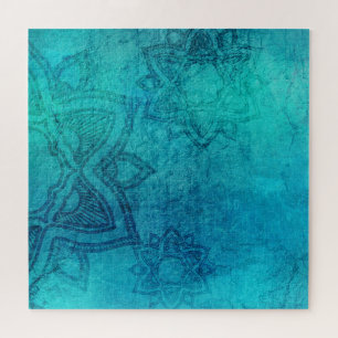 Quebra-cabeça Lotus Texturizado Azul