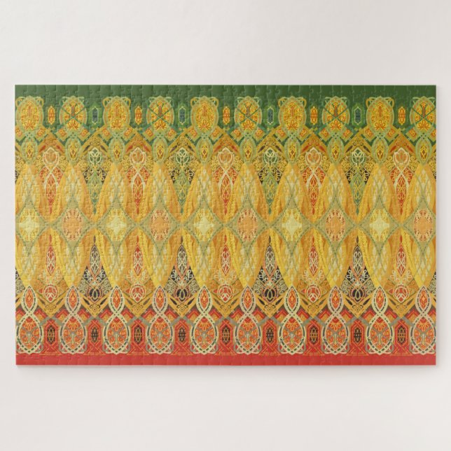 Quebra-cabeça Louis Sullivan Truss Frieze Stencil (Horizontal)