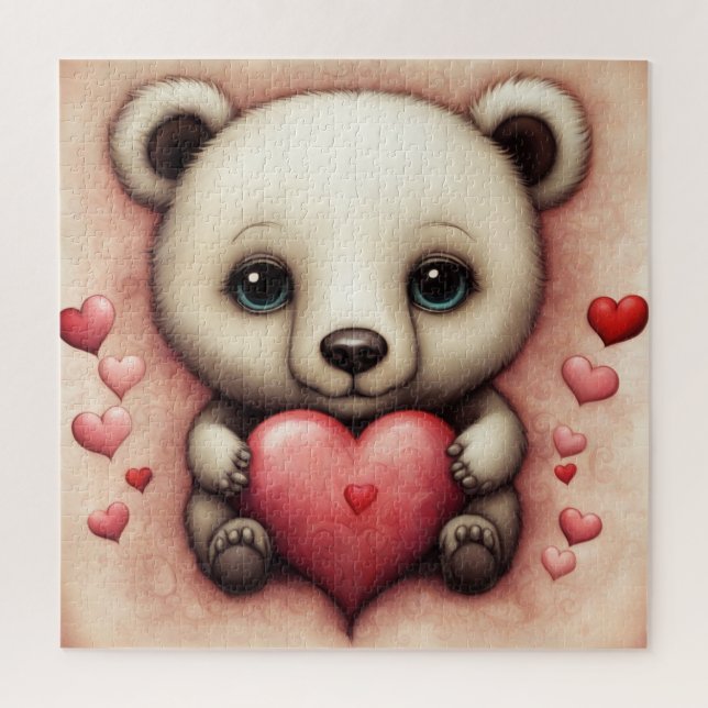 Quebra-cabeça Love Bear 2 (Vertical)