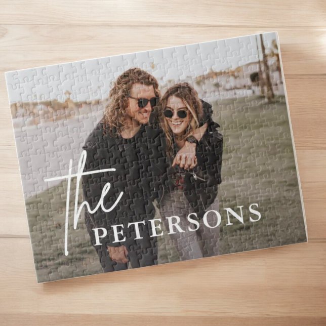 Quebra-cabeça Love Engajed Newlyweds Foto do Casal Jigsee Quebra (Criador carregado)