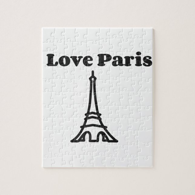 Quebra-cabeça Love Paris (Vertical)