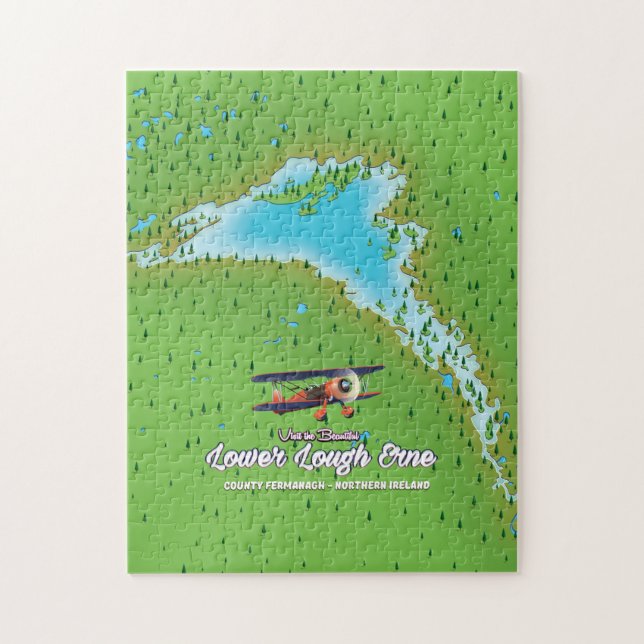 Quebra-cabeça lower lough erne Northern Ireland (Vertical)